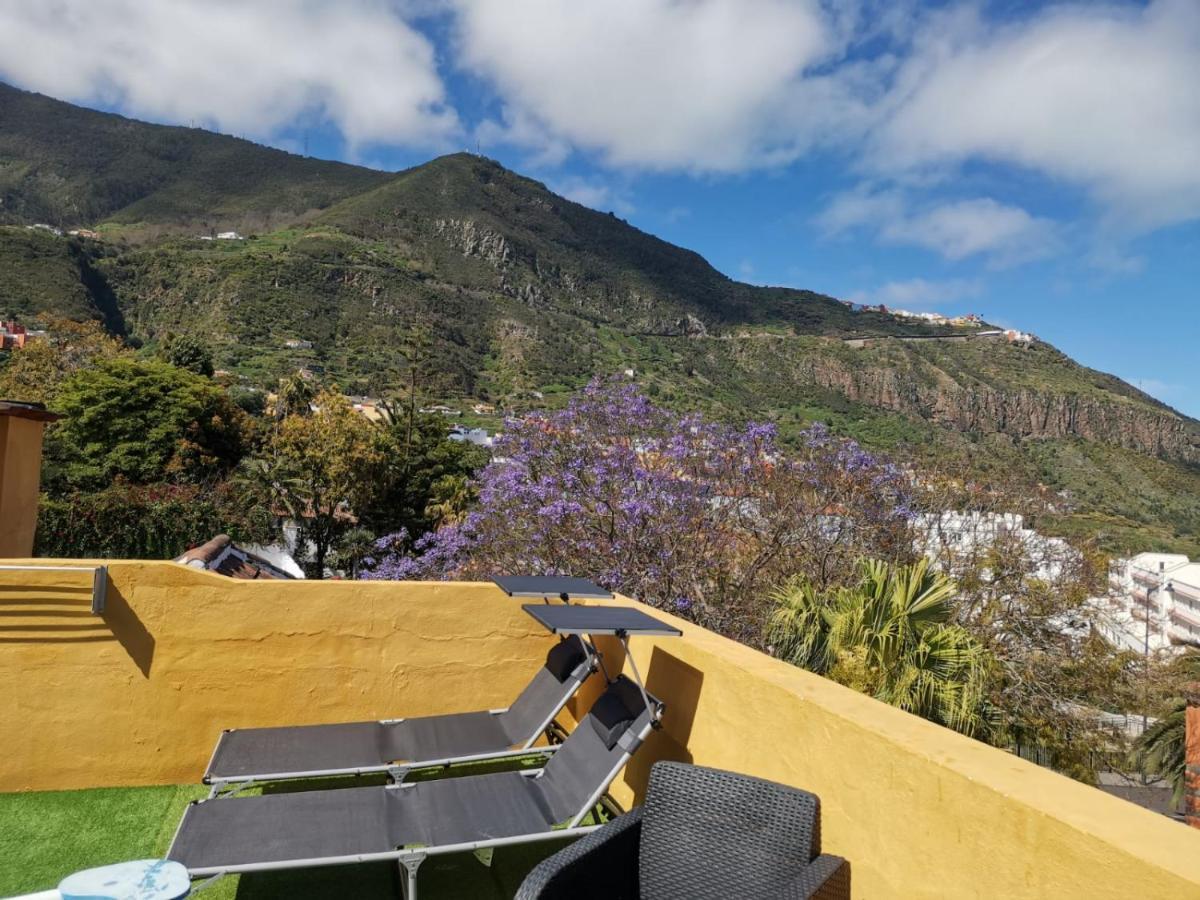 Canarian House With Views And Pool Los Realejos Exteriör bild